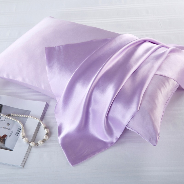 100 Mulberry Silk Satin Sleep Pillowcase for Skin