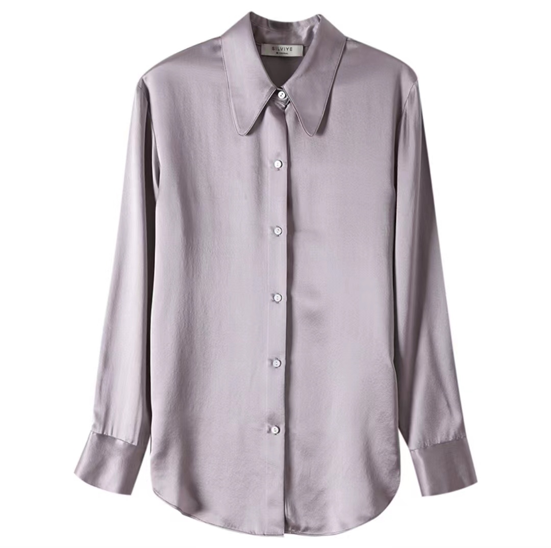 Ivory Silk Shirt Women's Silk Button Up