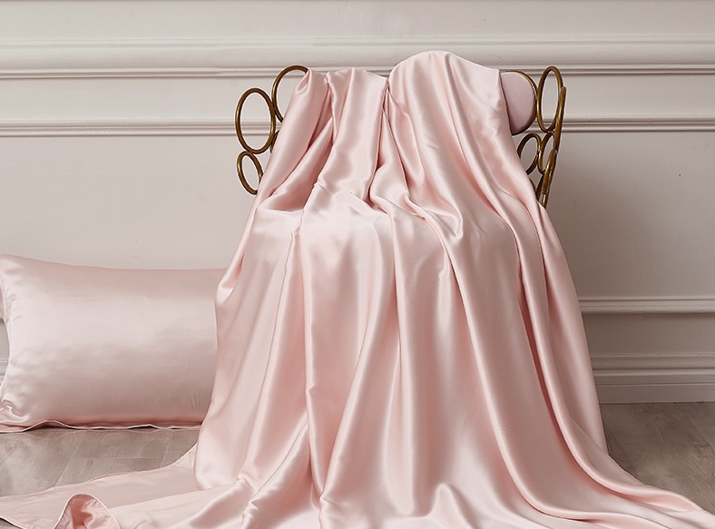 Silk Mulberry Bed Comforter Pink Sheets 