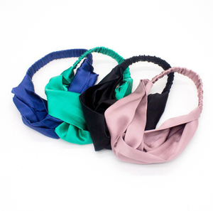 Custom 100% Silk Hair Elastics Scrunchies Silk Hairband for Women